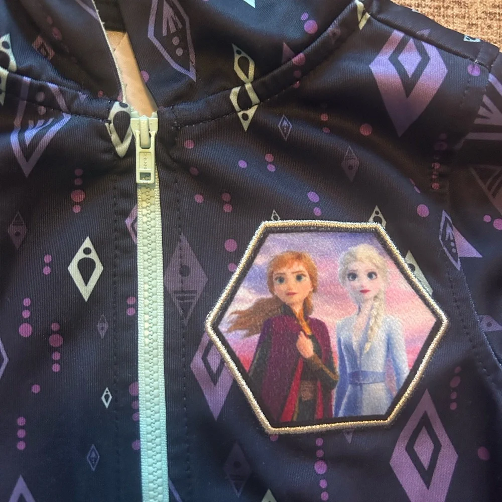 Frozen Jacket with Purple and Blue Pattern